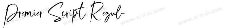 Premier Script Regul字体转换 Premier Script Regul字体转换